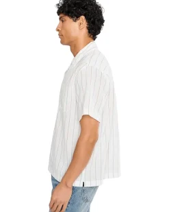 Liverpool Los Angeles Short Sleeve Button-Up Camp Shirt Men's