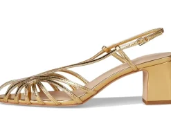 Loeffler Randall Priscilla Lattice Slingback Mid Heel Sandals Women's