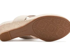 Lucky Brand Libbie Wedge Thong Sandals Women's
