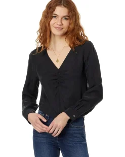 Madewell Brushed Ruched-Front Top Women's