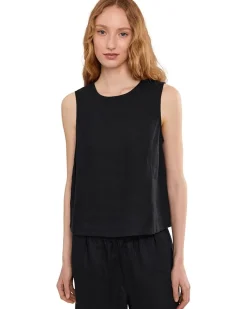 Madewell Embroidered Shell Top in 100% Linen Women's