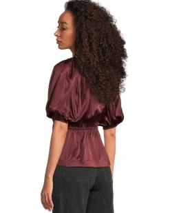 Madewell Kathleen Top- Unitedtex Stretch Satin Women's