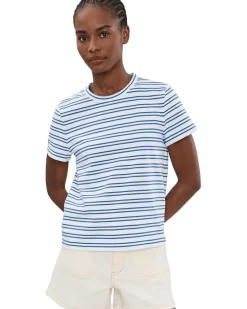 Madewell Stripe Perfect Crew Neck Tee Women's
