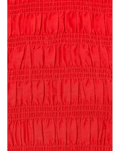 Madewell The Embroidered Melody Smocked Midi Dress Women's