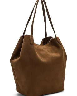 Madewell The Oversized Shopper Tote in Suede