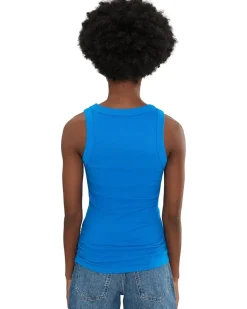 Michael Stars Halley Ruched Side Tank Women's