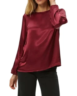 Michael Stars Lali Crew Neck Blouse Women's