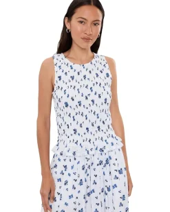 Michael Stars Marsha Smocked Tank Women's