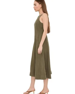 Michael Stars Palmira Fit & Flare Midi Dress Women's