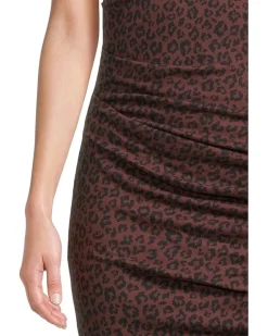 Michael Stars Reign Knife Neck Midi Pleated Dress Women's