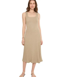 Michael Stars Sofia Square Neck Dress Women's