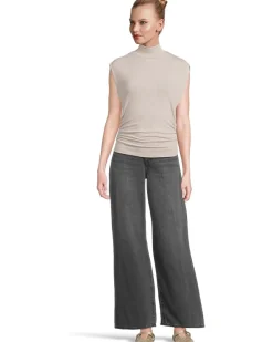 Michael Stars Tina Mock Neck Top Women's