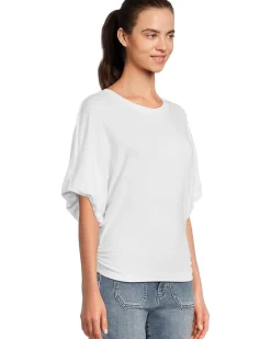 Michael Stars Vicky Scoop Neck Balloon Sleeve Tee Women's