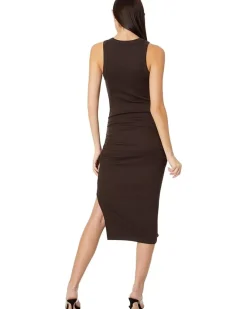Michael Stars Wren Midi Dress with Slit Women's