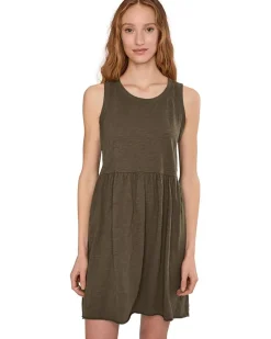 Mod-o-doc Drop Shirred Waist Tank Dress Women's