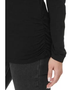 Mod-o-doc Long Sleeve Twisted Scoop Neck Tee Women's