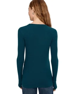Mod-o-doc Long Sleeve With Thumbhole, Crewneck Tee Women's