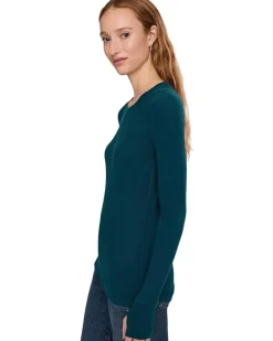 Mod-o-doc Long Sleeve With Thumbhole, Crewneck Tee Women's