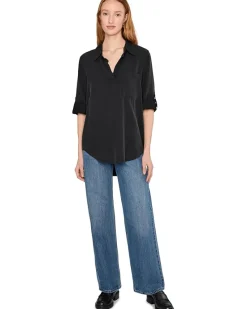 Mod-o-doc Roll Tab, Patch Pocket, Tunic Women's