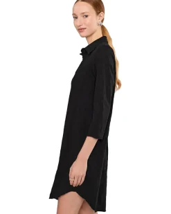 Mod-o-doc 3/4 Sleeve Johnny Collar Dress Women's