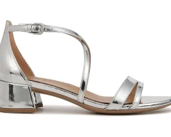 Naturalizer June Strappy Low Block Heel Dress Sandal Women's