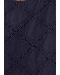 NIC+ZOE Diamond Eyelet Top Women's