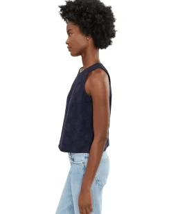 NIC+ZOE Diamond Eyelet Top Women's