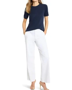 NIC+ZOE Easy Scoop Neck Pure Cotton Sweater Tee Women's