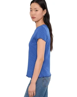 NIC+ZOE Lace Knit T-Shirt Women's