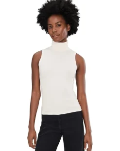 NIC+ZOE Perfect Knit Rib Turtleneck Tank Women's