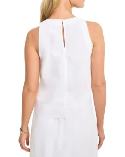 NIC+ZOE Petite Rumba Linen Pop On Tank Women's
