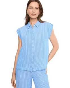 NIC+ZOE Striped Gauze Resort Shirt Women's
