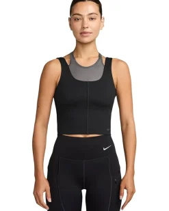 Nike One Fitted Dri-FIT Cropped Tank Top Women's