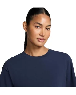 Nike One Relaxed Dri-FIT Cropped Short-Sleeve Top Women's