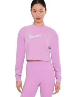 Nike Pro Dri-FIT Crew-Neck French Terry Top Women's