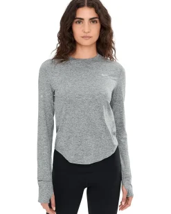 Nike Swift Dri-FIT Ultraviolet Long Sleeve Crew Neck Running Top Women's
