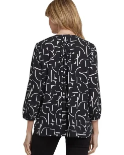 NYDJ Pinutck Blouse Women's