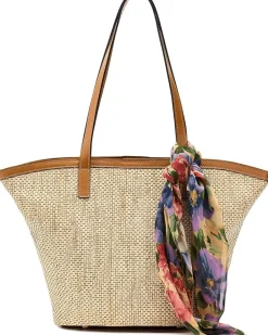 Patricia Nash Marconia Tote with French Hydrangeas Scarf
