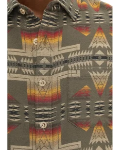 Pendleton Gateway Chamois Shirt Short Sleeve Men's
