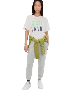 P.J. Salvage Short Sleeve Tee C'est La Vie Women's