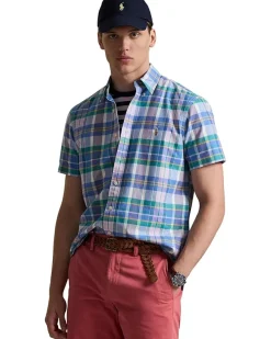 Polo Ralph Lauren Classic Fit Plaid Oxford Shirt Men's