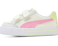PUMA Kids Court Classic Vulc Hook And Loop Shoes (Toddler)