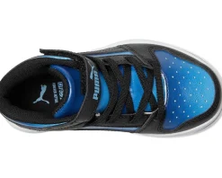 PUMA Kids Rebound Layup Mid Hook And Loop (Little Kid)