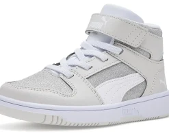 PUMA Kids Rebound Layup Mid Hook And Loop (Little Kid)
