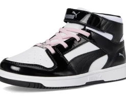 PUMA Kids Rebound Layup Mid Hook And Loop (Little Kid)
