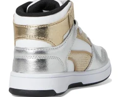 PUMA Kids Rebound Layup Mid Hook and Loop Shoes (Little Kid)