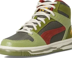 PUMA Kids Rebound Layup Mid Jurassic World Shoes (Big Kid)