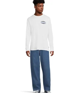 Quiksilver Three Piece Long Sleeve Screen Tee Men's