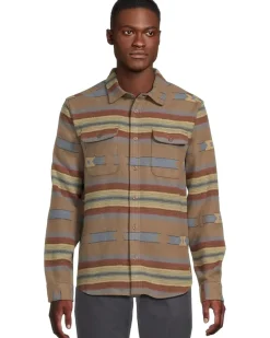 RVCA Dayshift Blanket Flannel Long Sleeve Men's