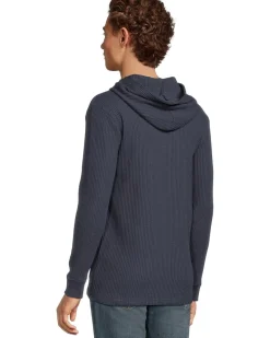 RVCA Dayshift Thermal Hooded Henley Men's